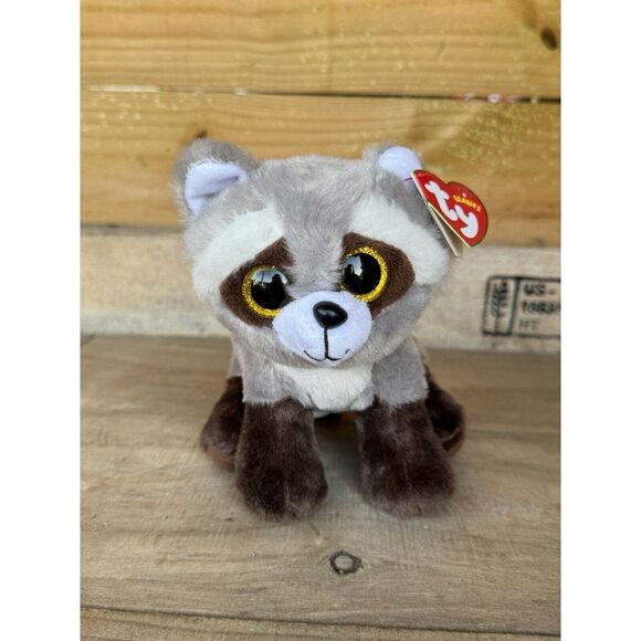 Super Cute! Ty‎ Beanie Baby Bandit The Raccoon 6" - Picture 1 of 11